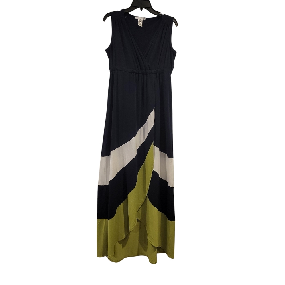 Studio One Dress - Black, Green, and White - Size Small